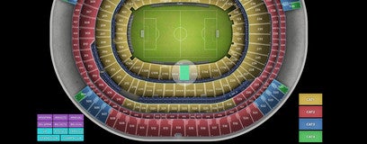 Seat view from VIP