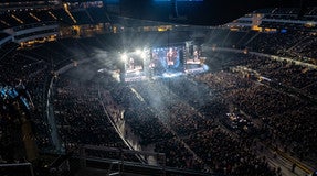 Seat view from Loge
