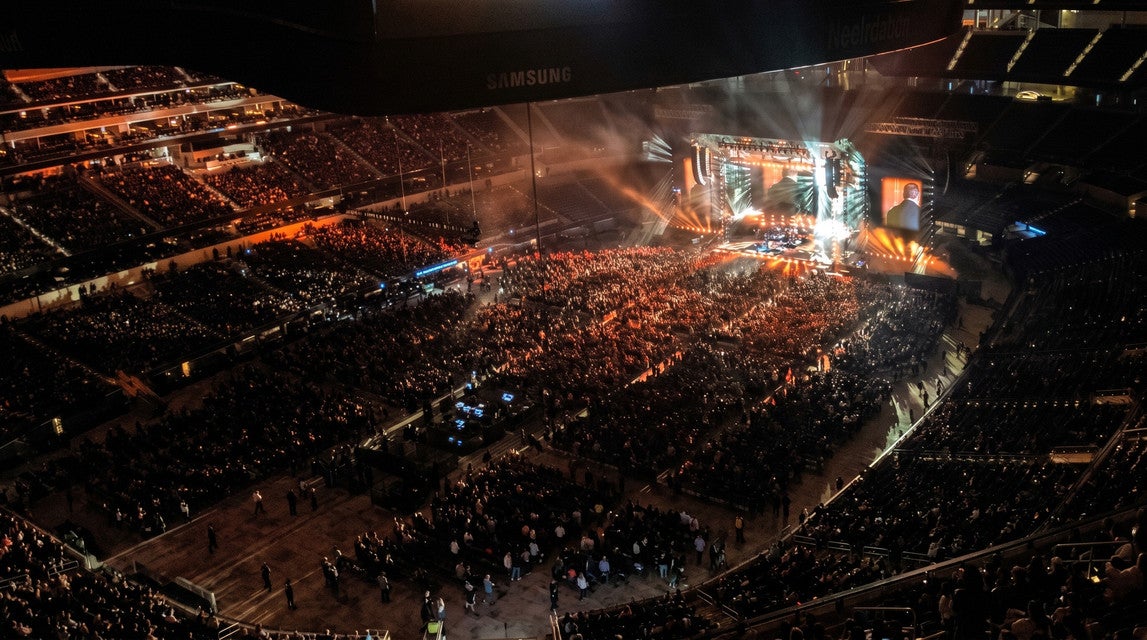 Seat view from Loge