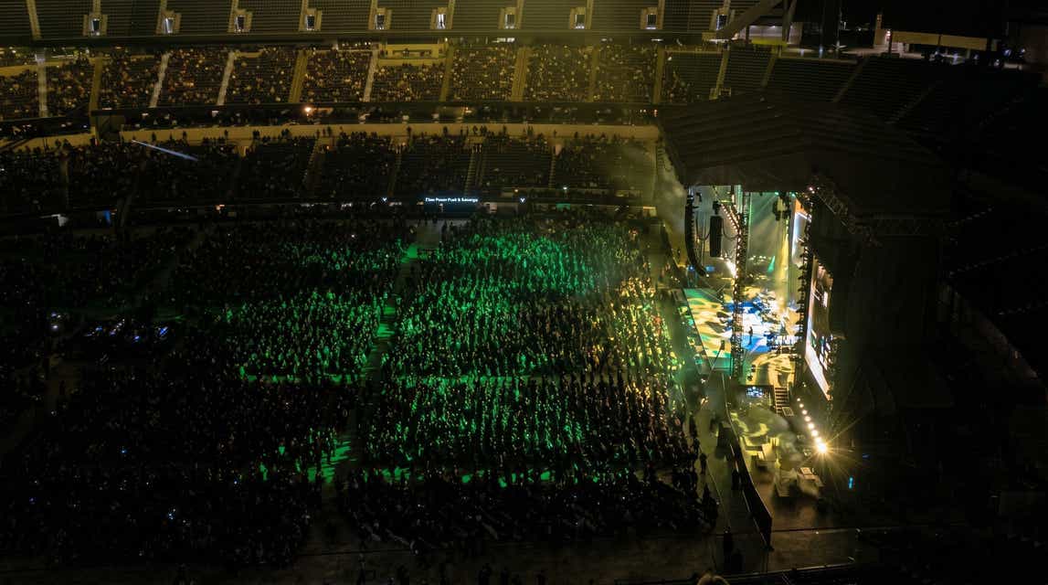 Seat view from Loge