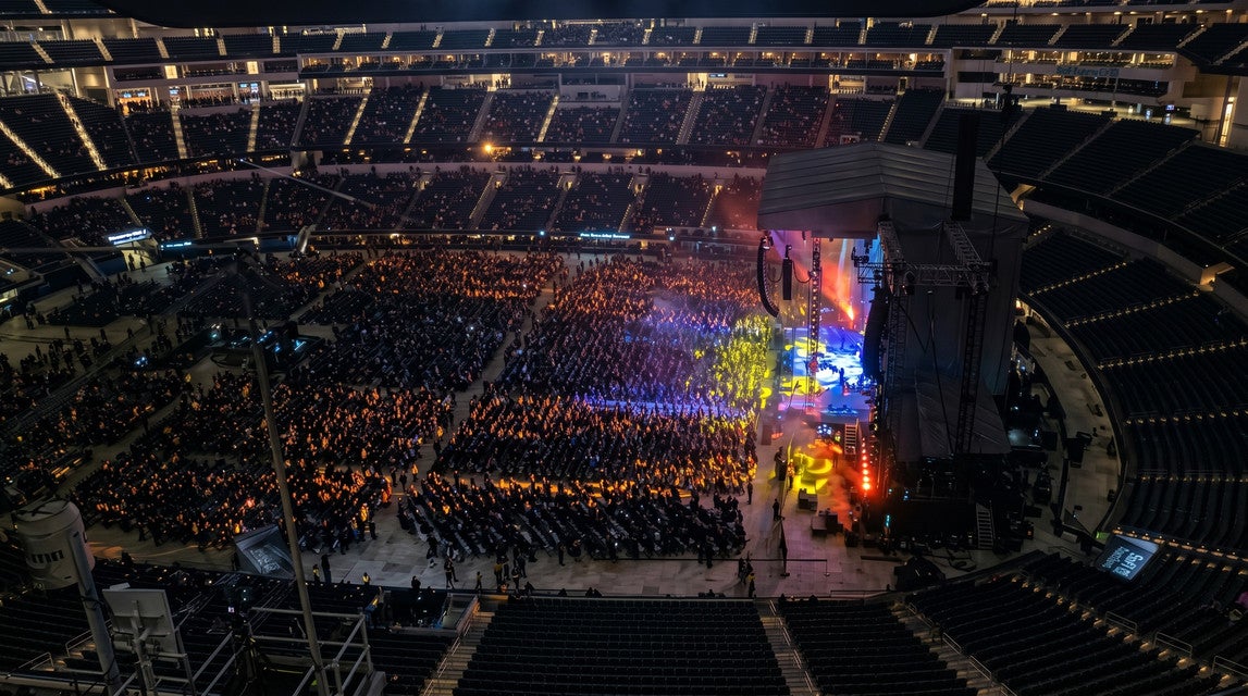 Seat view from Loge