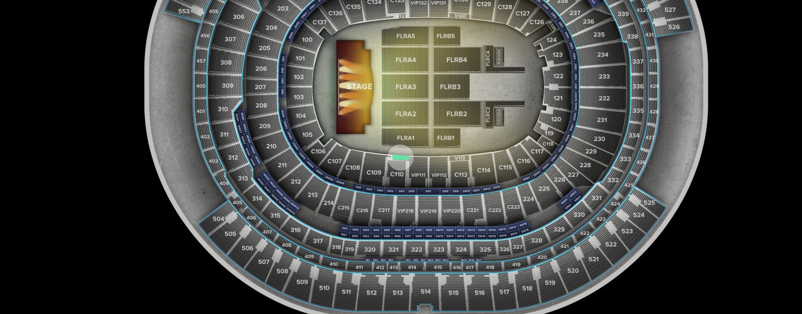 Seat view from Lower
