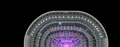 Seat view from