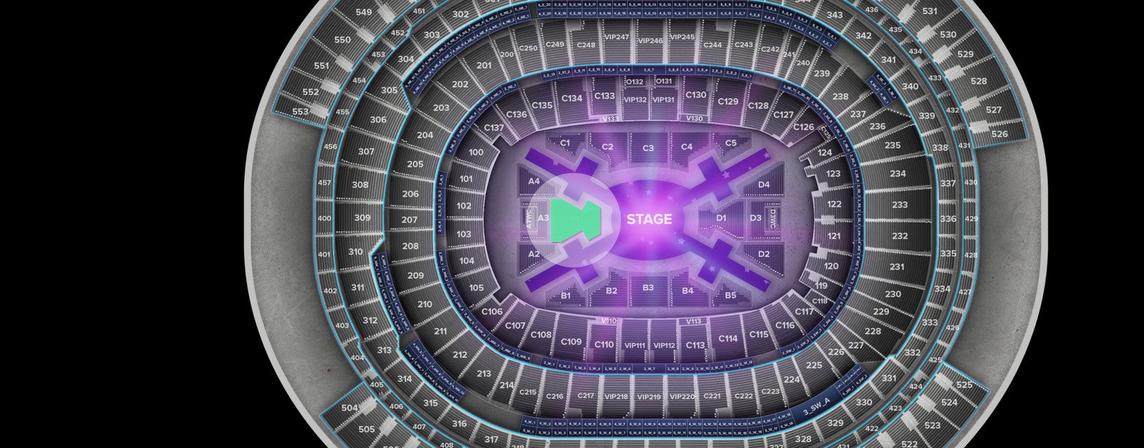 Seat view from Floor
