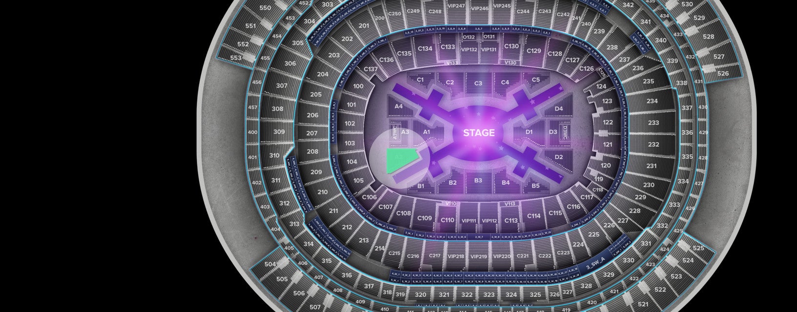 Seat view from Floor
