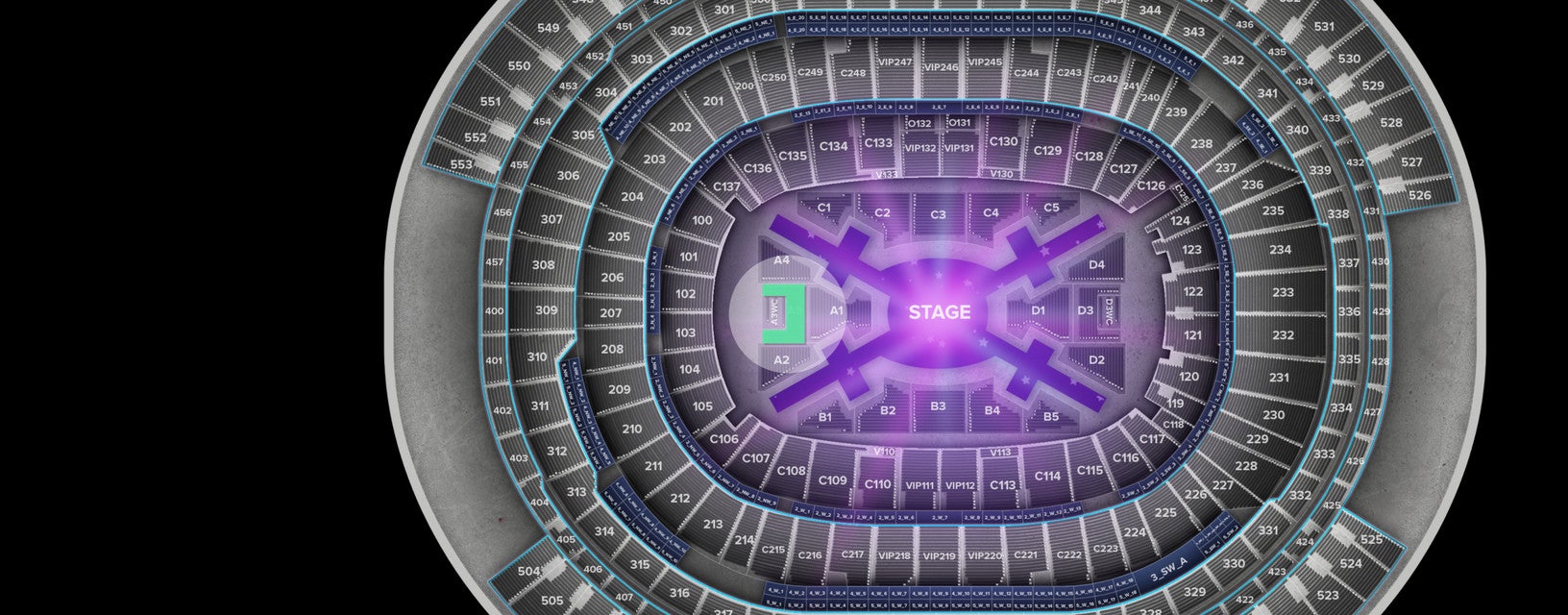 Seat view from Floor