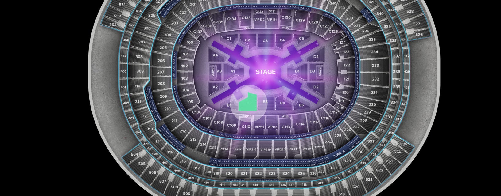 Seat view from Floor