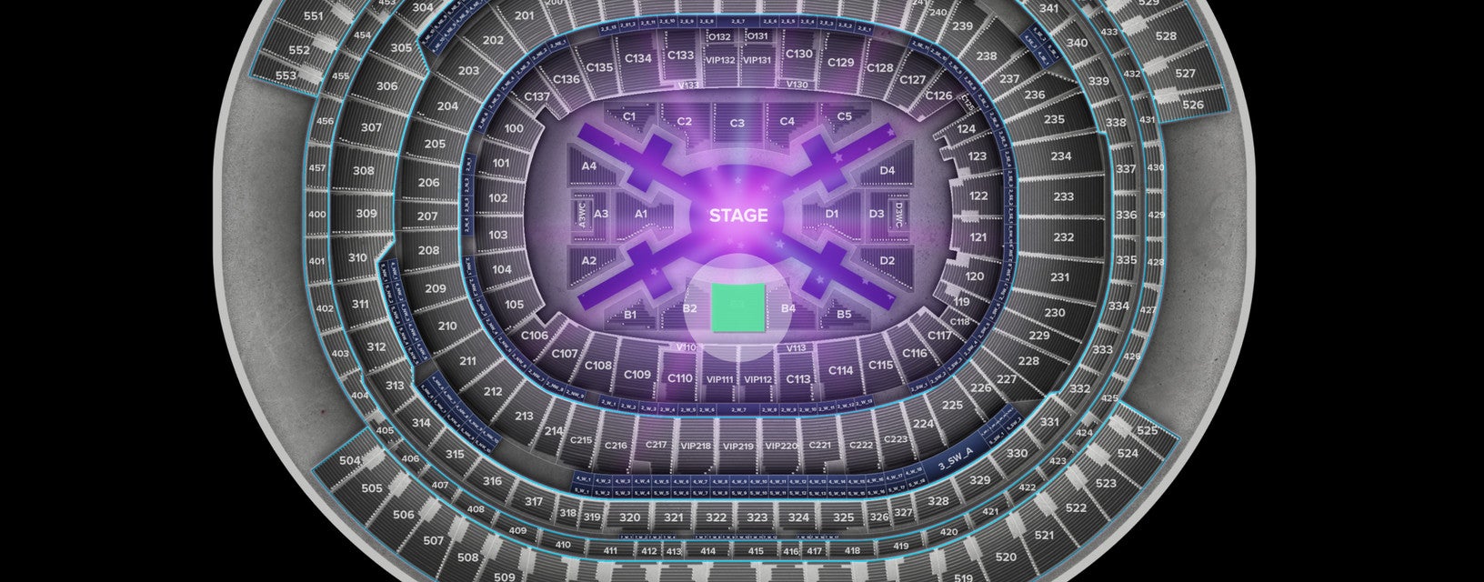 Seat view from Floor