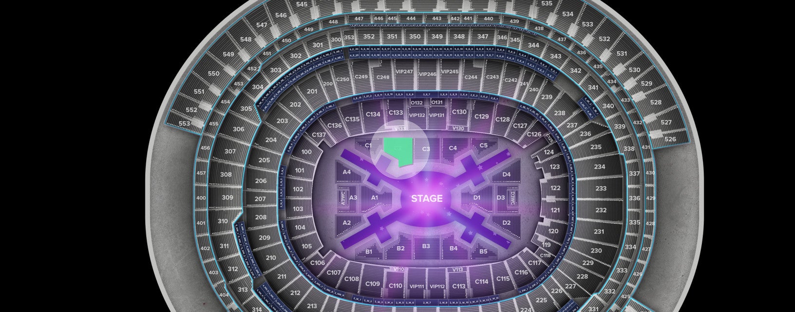 Seat view from Floor
