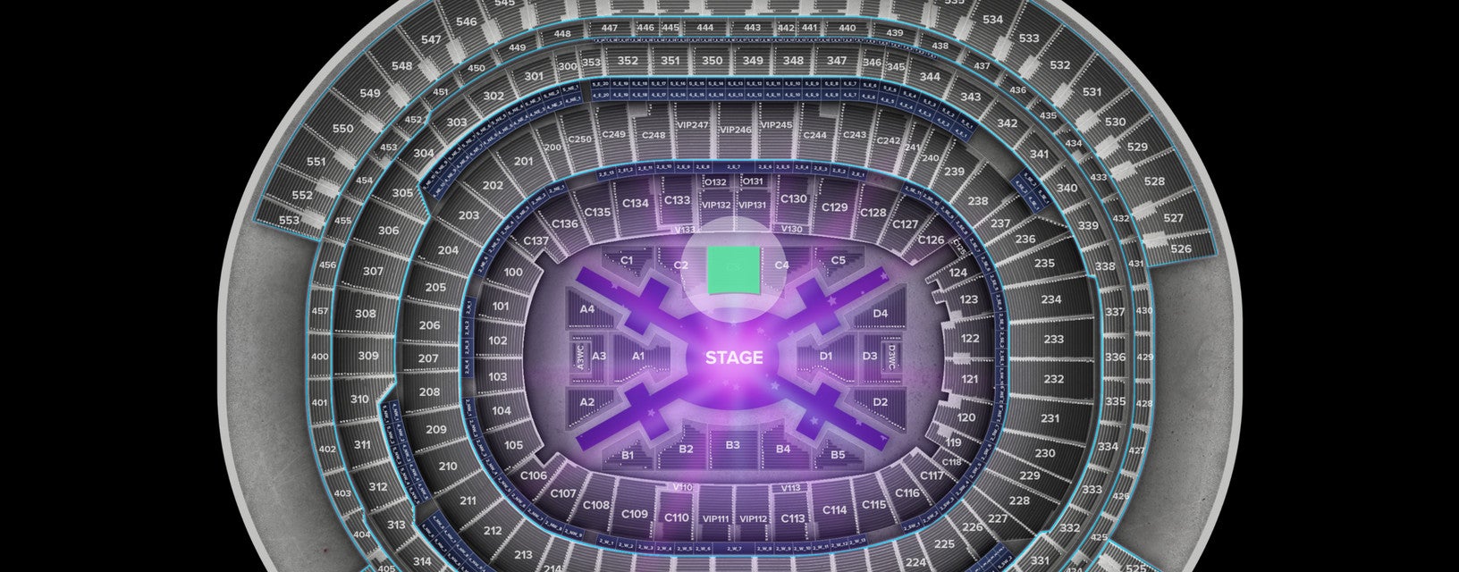 Seat view from Floor