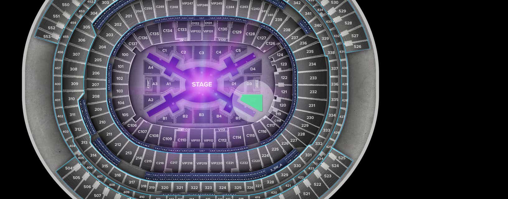 Seat view from Floor