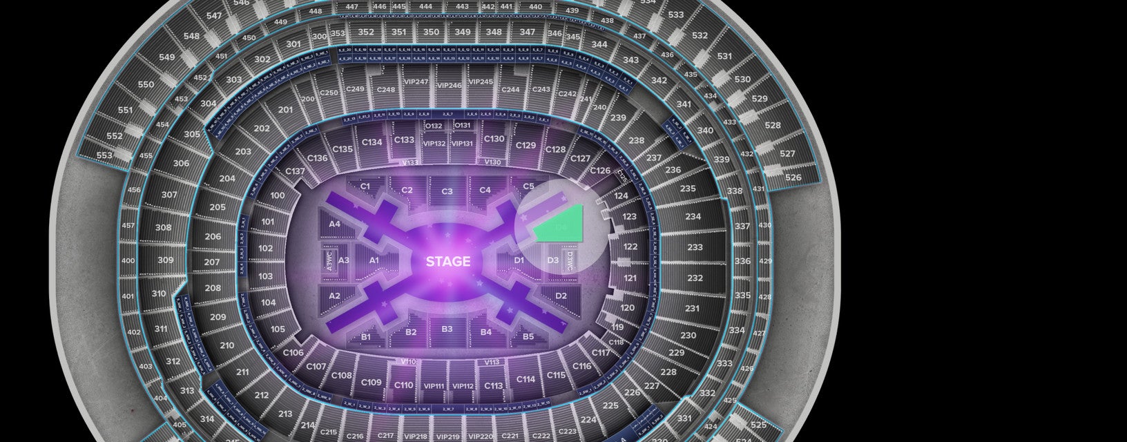 Seat view from Floor