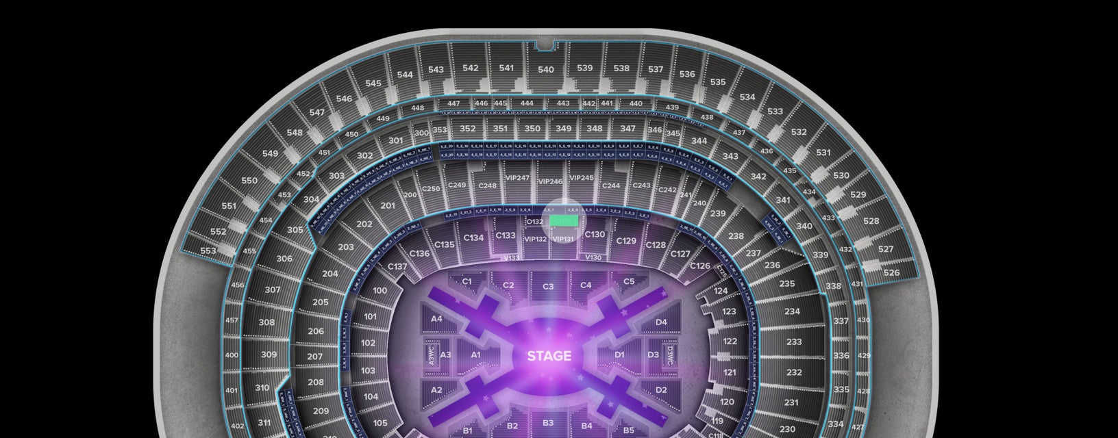 Seat view from Lower
