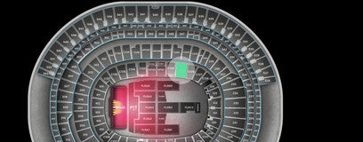 Seat view from Club