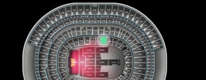Seat view from Club