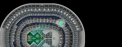 Seat view from 200 Level