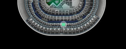Seat view from 300 Level