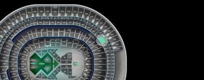 Seat view from 300 Level