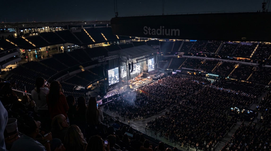 Seat view from Loge