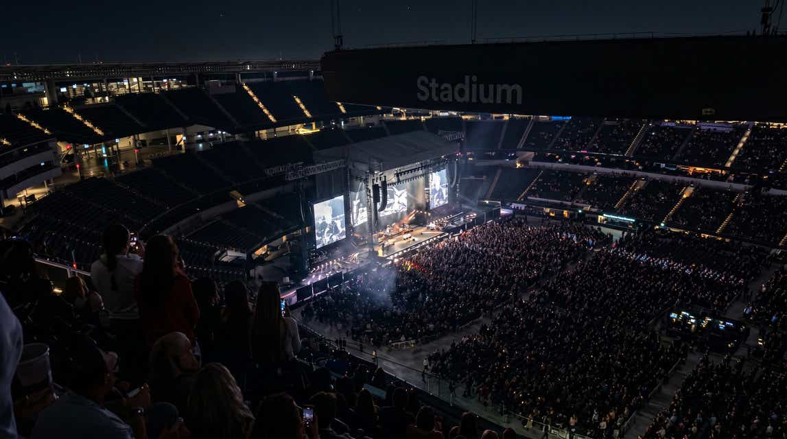Seat view from Loge