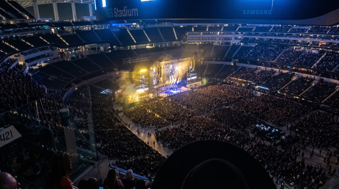 Seat view from Loge