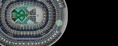 Seat view from 400 Level