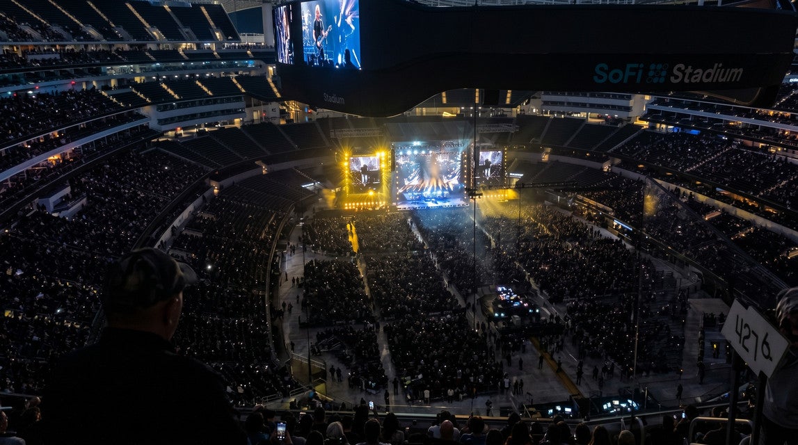 Seat view from Loge