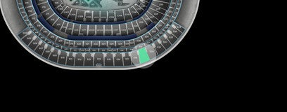 Seat view from 500 Level