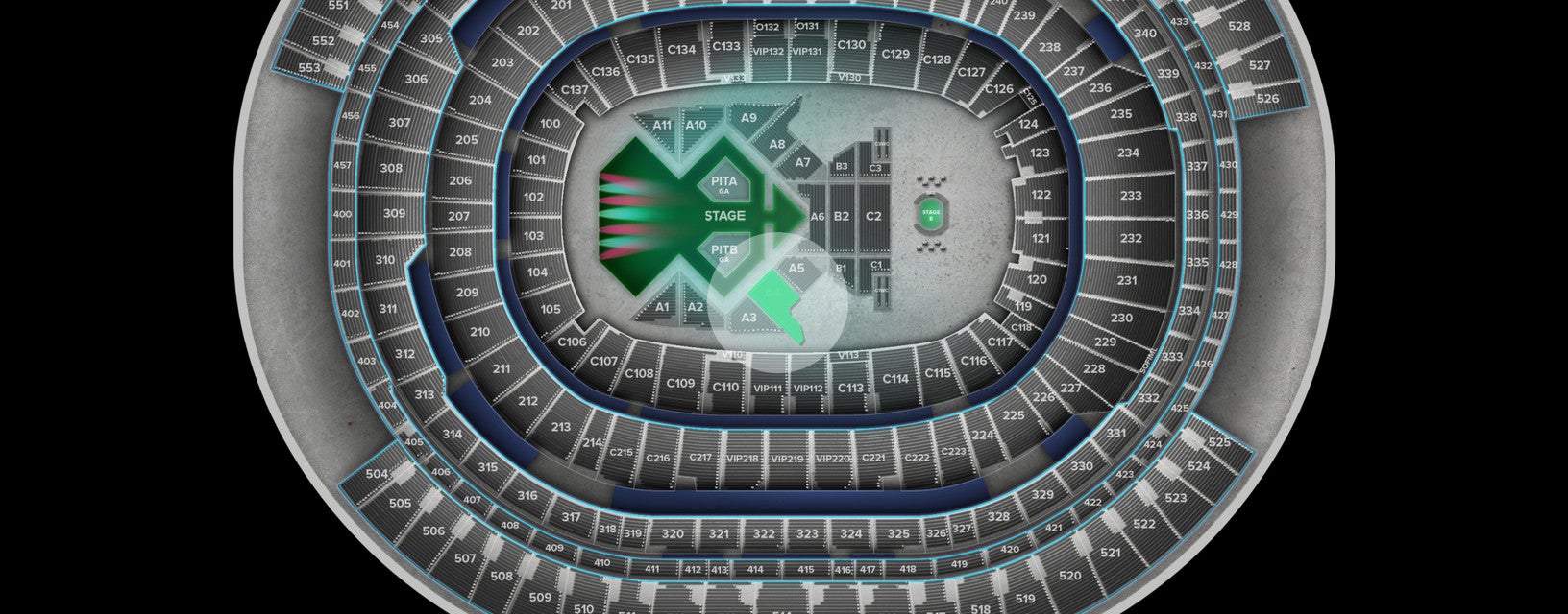 Seat view from Floor