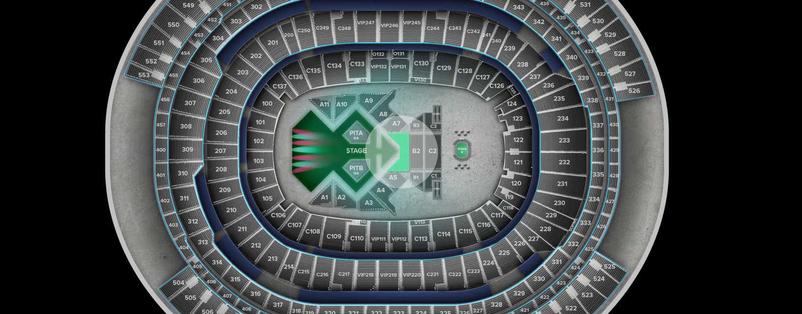 Seat view from Floor