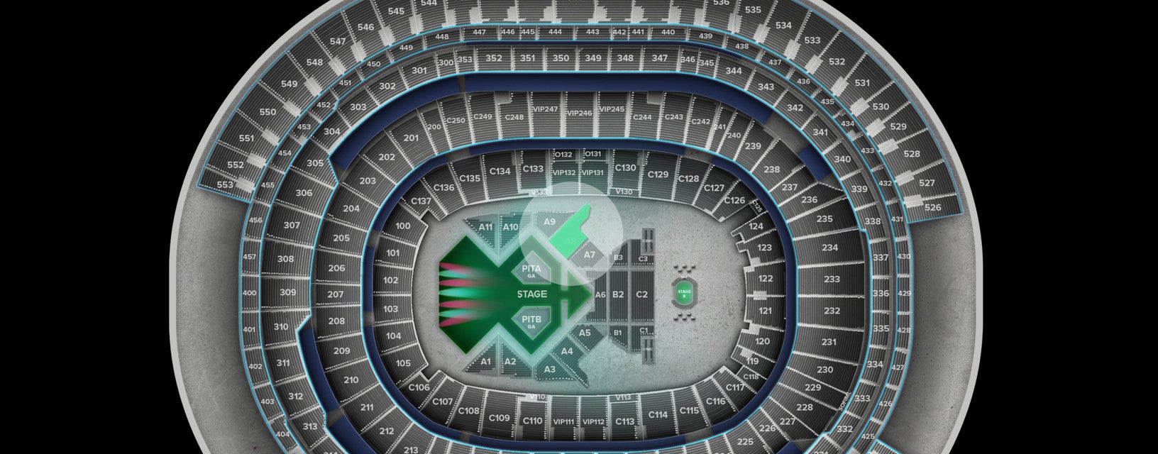 Seat view from Floor