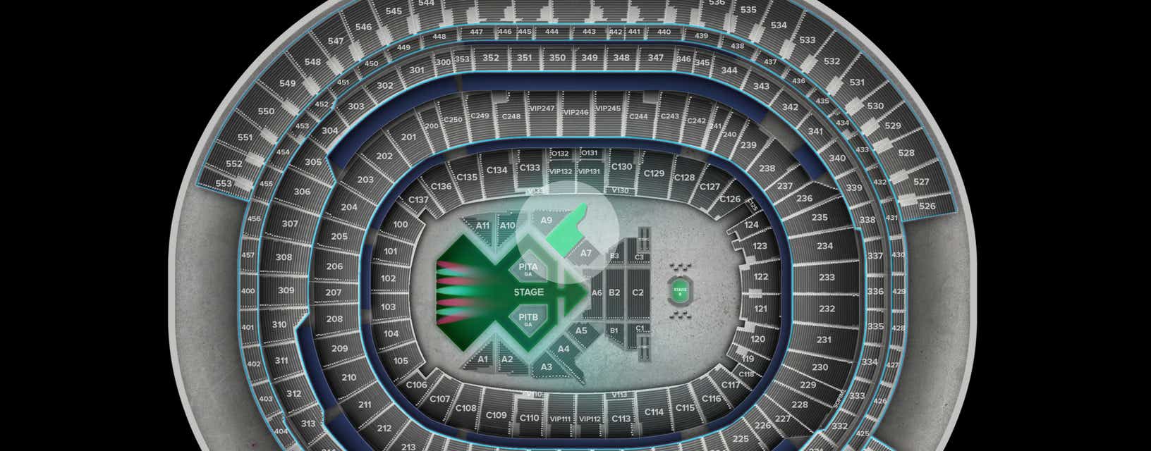 Seat view from Floor