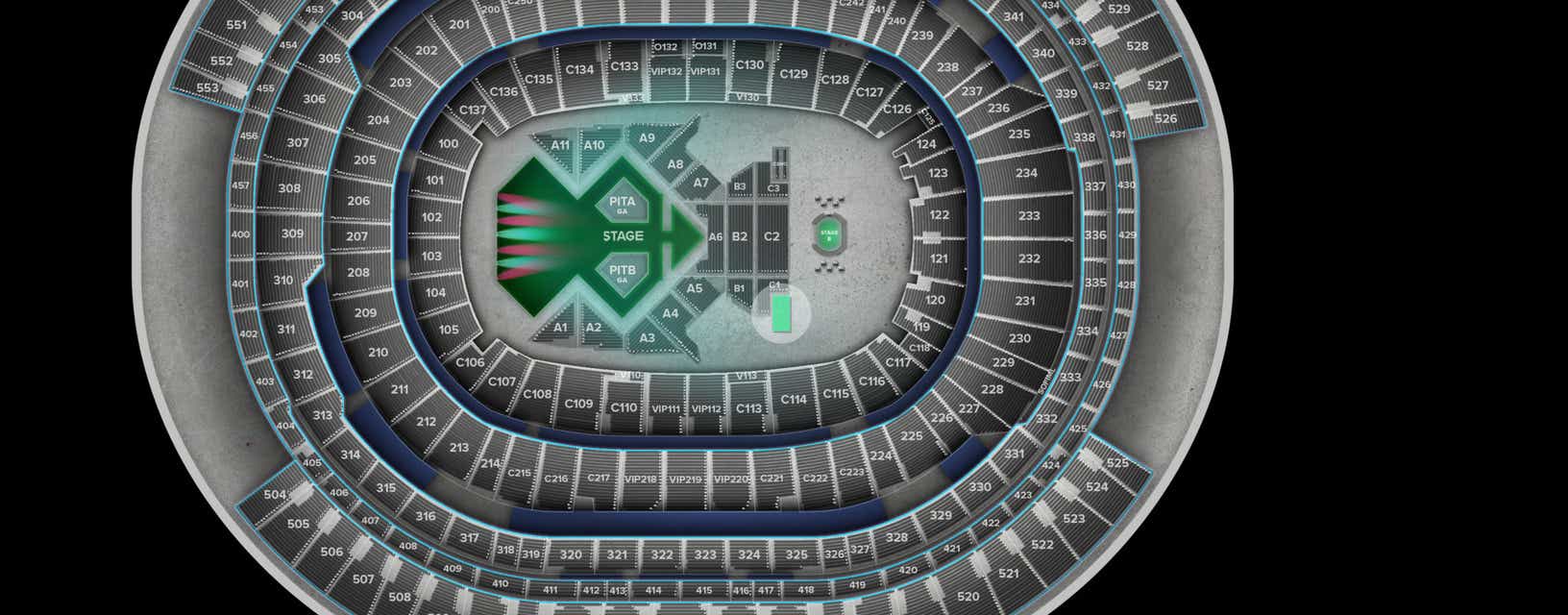 Seat view from C1WC