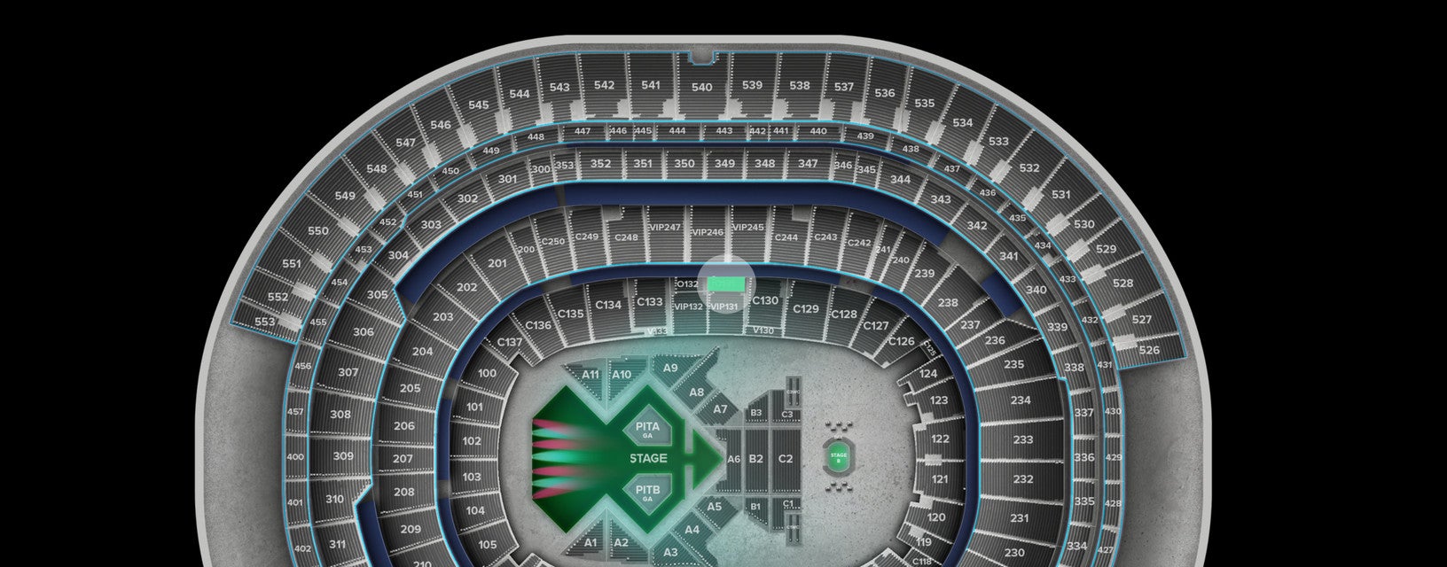 Seat view from Lower
