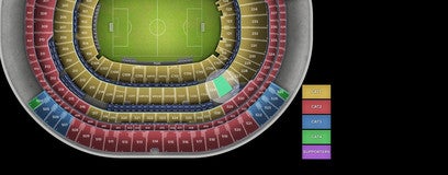 Seat view from 200 Level