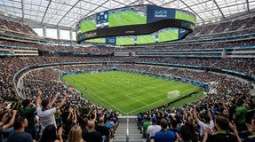 Seat view from 300 Level