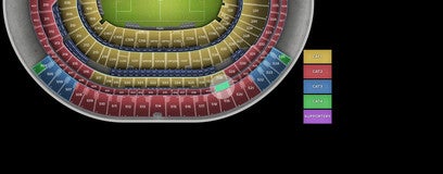 Seat view from 400 Level