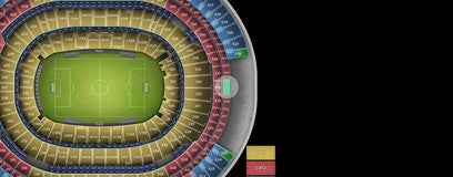 Seat view from 400 Level