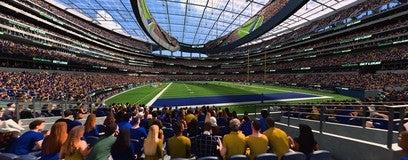 Seat view from 100 Level