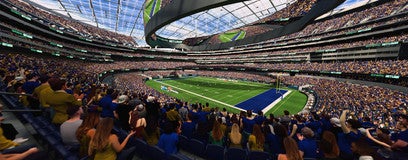 Seat view from 200 Level