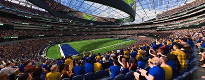 Seat view from 200 Level