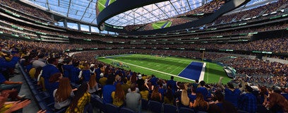 Seat view from 200 Level