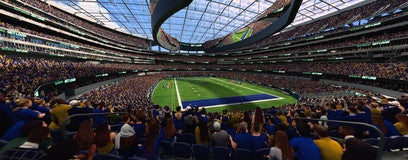 Seat view from 200 Level