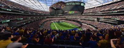 Seat view from 300 Level