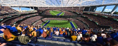 Seat view from 500 Level