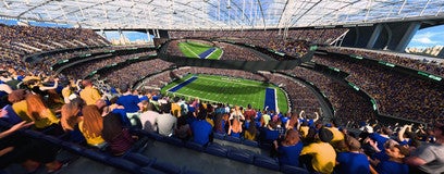 Seat view from 500 Level