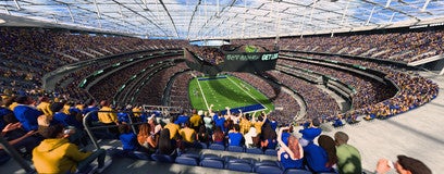 Seat view from 500 Level