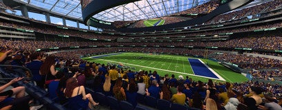 Seat view from 200 Level