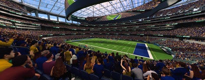 Seat view from 200 Level