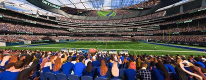 Seat view from 100 Level